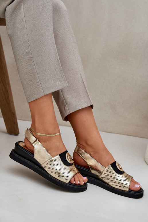 Moteriškos basutės  aukso spalvos Isnnoria