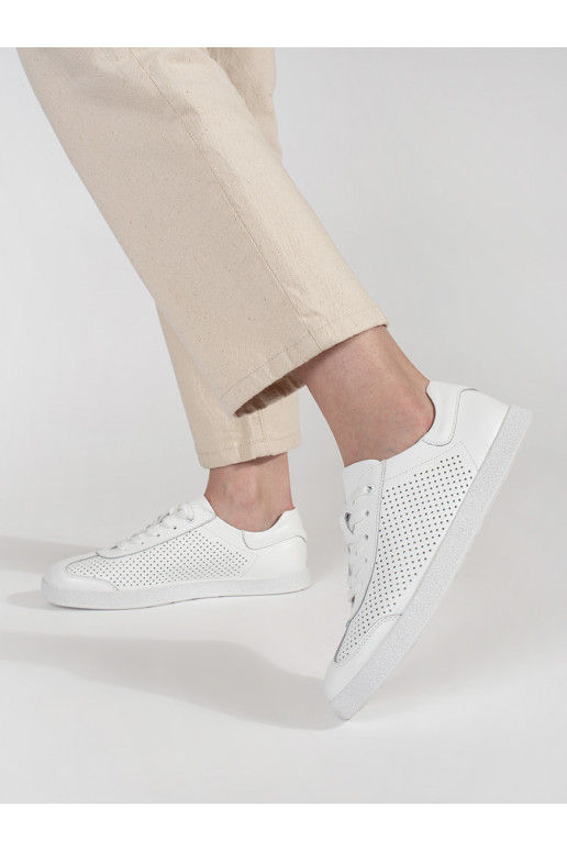 Baltos spalvos sportiniai bateliai  