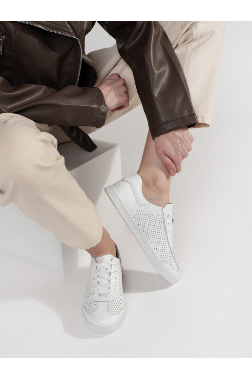 Baltos spalvos sportiniai bateliai  