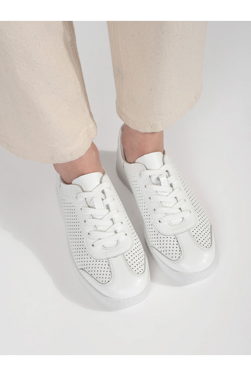 Baltos spalvos sportiniai bateliai  