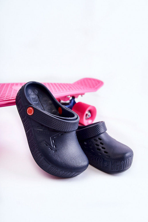 Vaikiški Lengvos šlepetės  Big Star II375002 tamsiai mėlynos spalvos