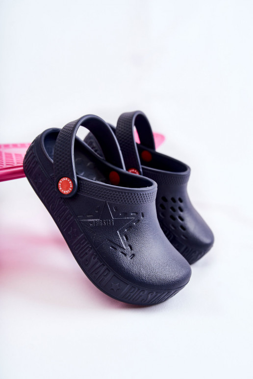 Vaikiški Lengvos šlepetės  Big Star II375002 tamsiai mėlynos spalvos