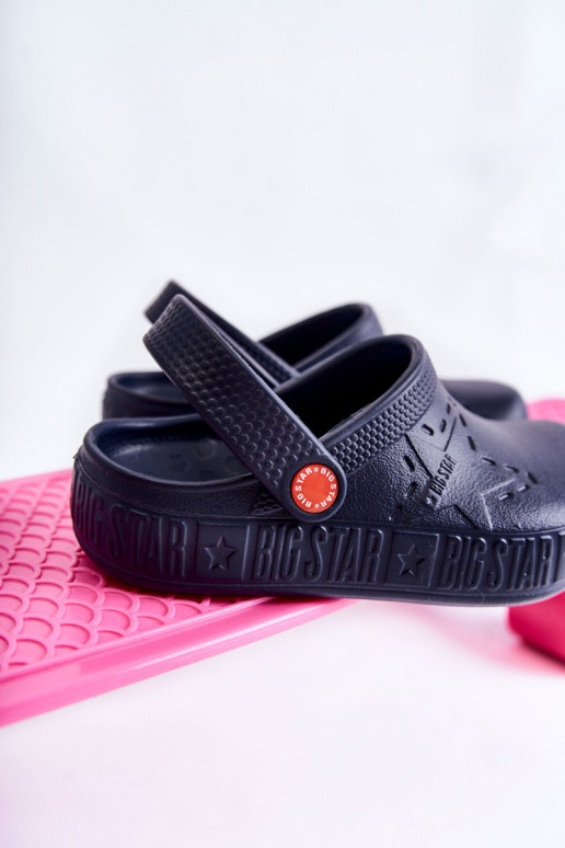 Vaikiški Lengvos šlepetės  Big Star II375002 tamsiai mėlynos spalvos