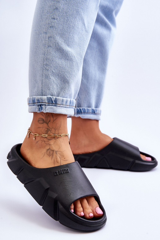  Lengvos šlepetės Big Star LL274594 Juodos spalvos