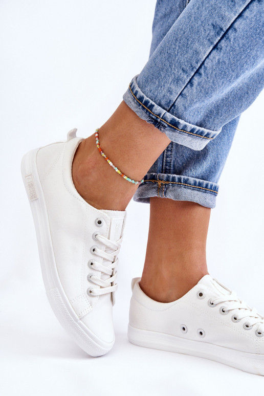   lygiapadžiai sportbačiai Big Star LL274058 baltos spalvos