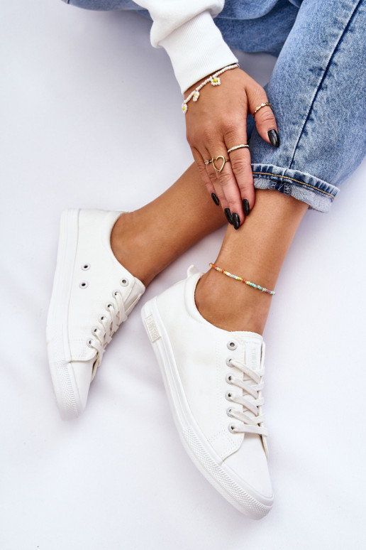   lygiapadžiai sportbačiai Big Star LL274058 baltos spalvos