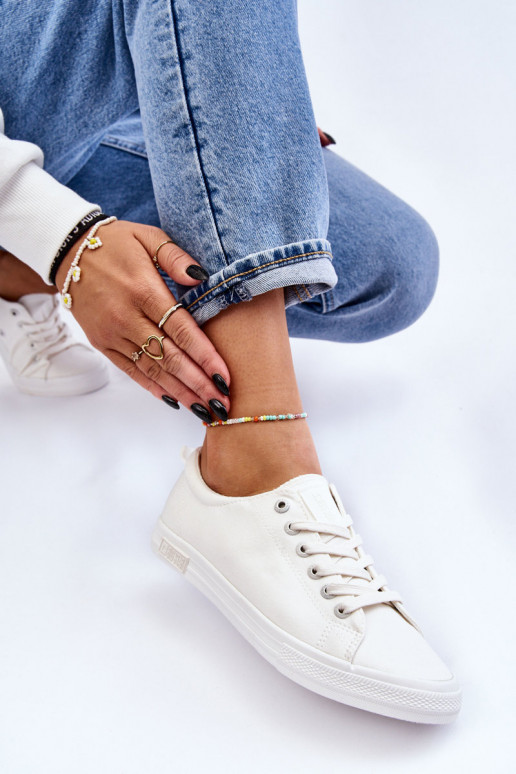   lygiapadžiai sportbačiai Big Star LL274058 baltos spalvos