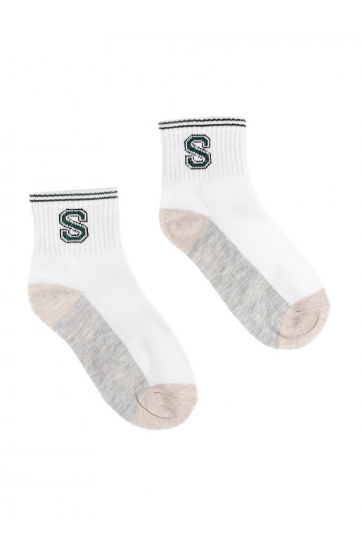 Kojinės Shelovet baltos spalvos