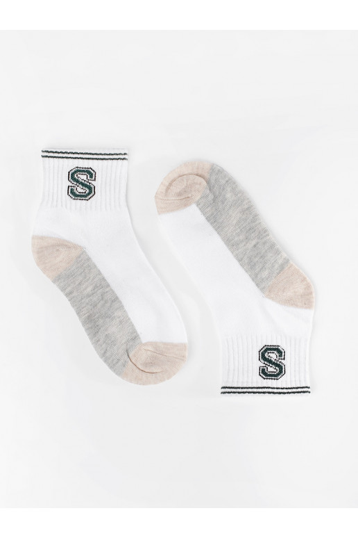 Kojinės Shelovet baltos spalvos