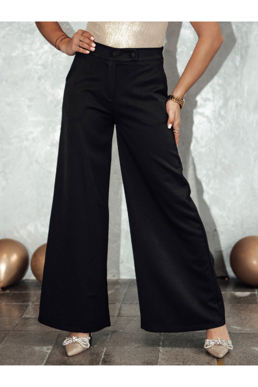 Moteriškos plačios kelnės juodos...