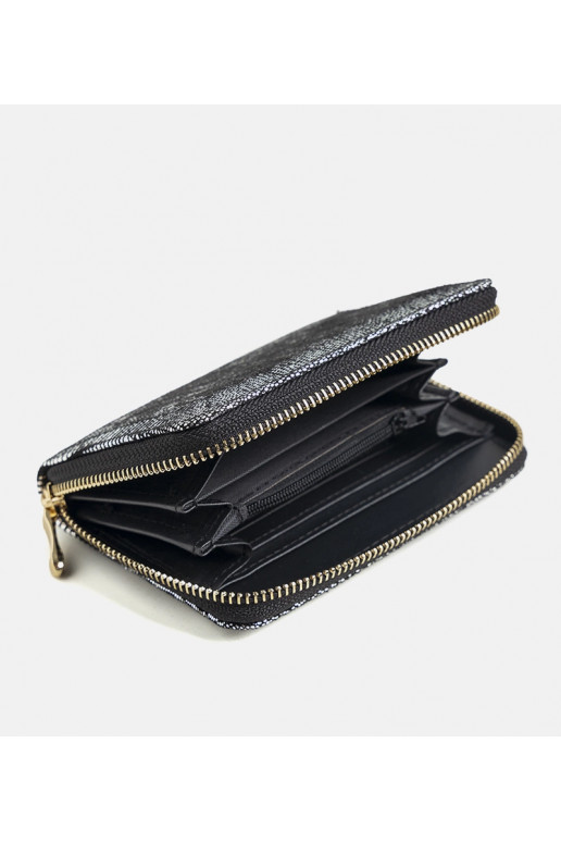 Sidabrinė blizganti Decosta piniginė