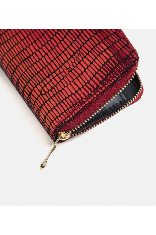 Decosta raudona blizganti piniginė