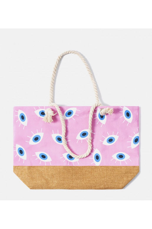 Elsina Pink paplūdimio krepšys