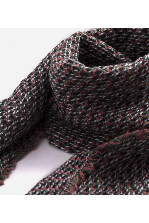 Aria žalias oranžinis šalikas Aria žalias oranžinis šalikas