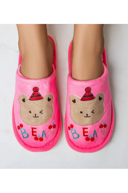 Tamsiai rožinės spalvos minkštos Bear...