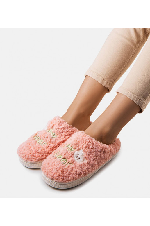 Rožinės minkštos šlepetės Kodėl lokys