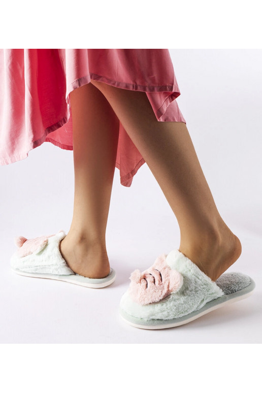 Bičių žalios ir rožinės spalvos...