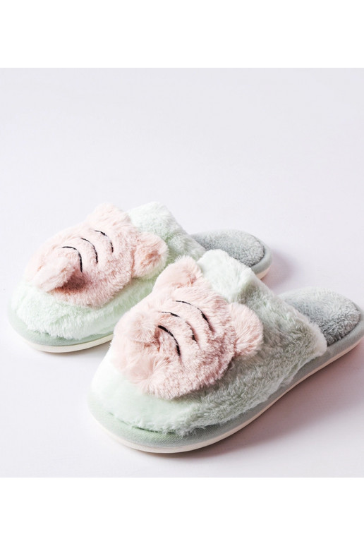 Bičių žalios ir rožinės spalvos...