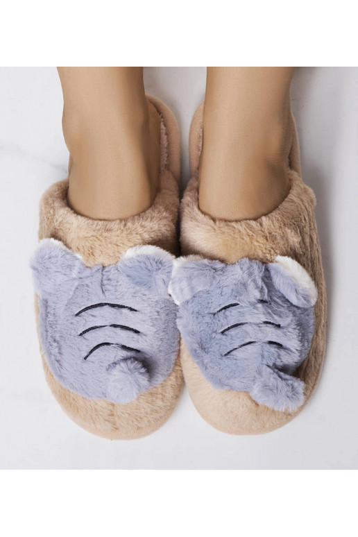 Smėlio ir pilkos spalvos minkštos Bee...