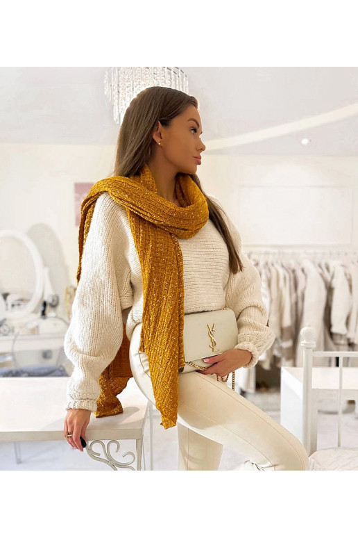 Khalil geltonas taškinis šalikas Khalil geltonas taškinis šalikas