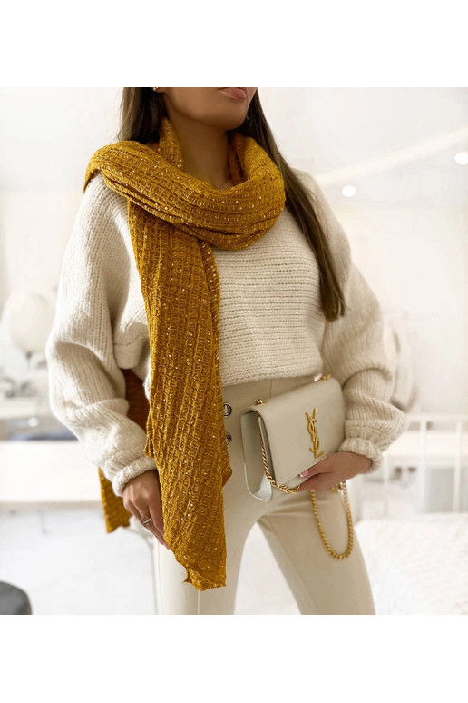 Khalil geltonas taškinis šalikas Khalil geltonas taškinis šalikas