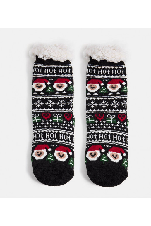 Juodos izoliuotos kojinės su Kalėdų... Juodos izoliuotos kojinės su Kalėdų...