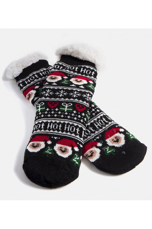 Juodos izoliuotos kojinės su Kalėdų... Juodos izoliuotos kojinės su Kalėdų...