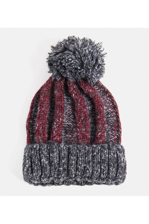 Juoda Cormil pomponinė kepurė Juoda Cormil pomponinė kepurė