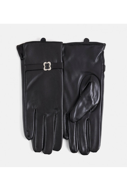 Juodos izoliuotos pirštinės su Clouti...