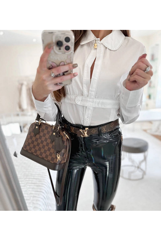 Moteriški balti marškinėliai Babeti Moteriški balti marškinėliai Babeti