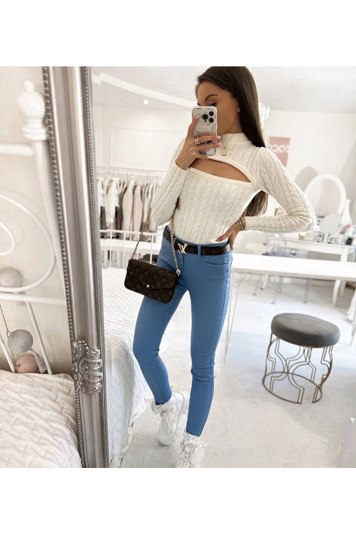 Mėlynos vaškuotos kelnės Vienna