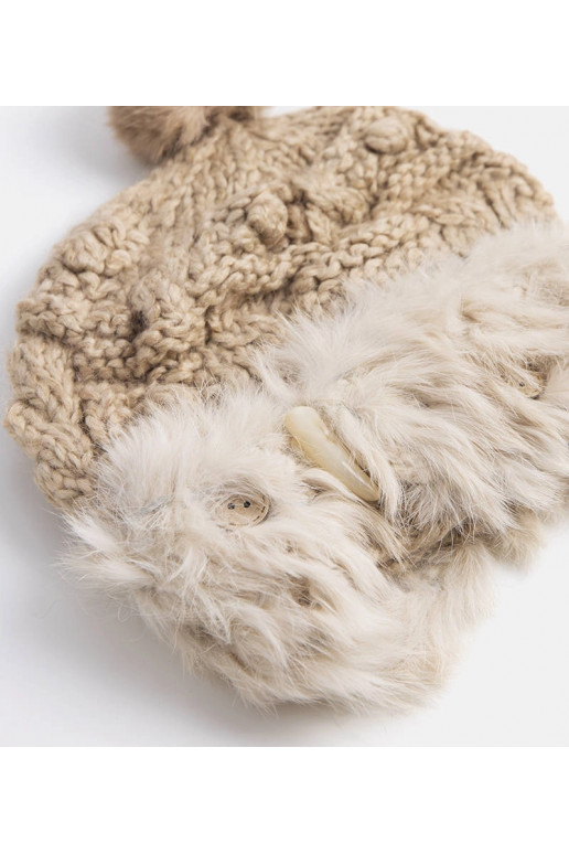 Ruda kailinė kepurė Danna Ruda kailinė kepurė Danna