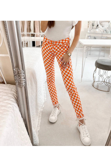 Oranžinės Bler languoto...