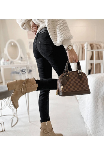 Juodos audinio kelnės su... 2