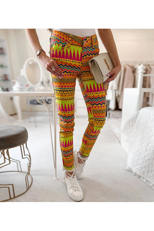 Įvairių spalvų Briard kelnės