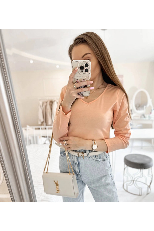 Rožinė palaidinė su V formos iškirpte... Rožinė palaidinė su V formos iškirpte...