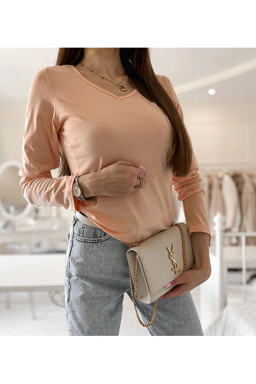 Rožinė palaidinė su V formos iškirpte... Rožinė palaidinė su V formos iškirpte...