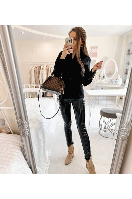 Juodi moteriški marškinėliai Babeti