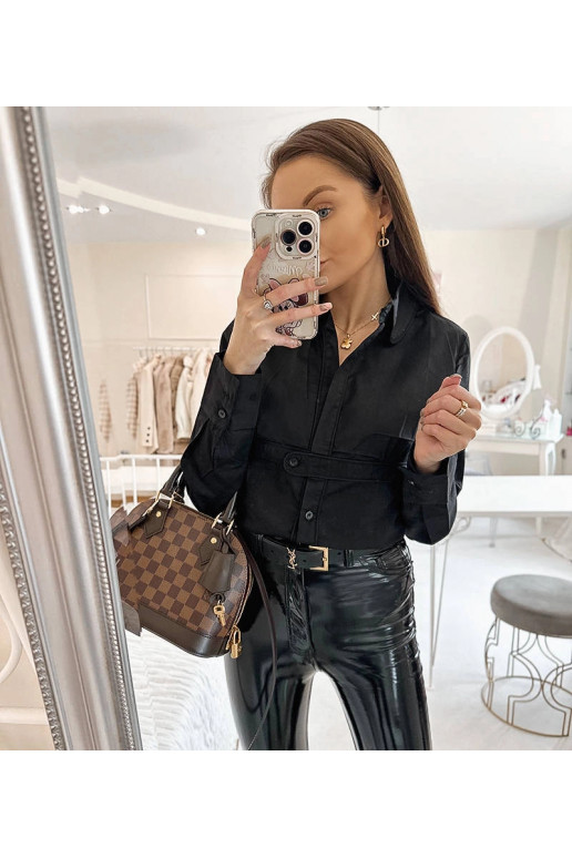 Juodi moteriški marškinėliai Babeti