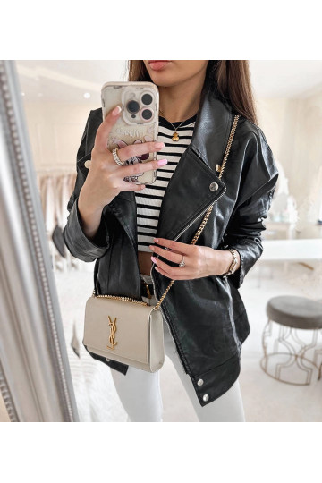 Juoda baikerio striukė, eko... 2