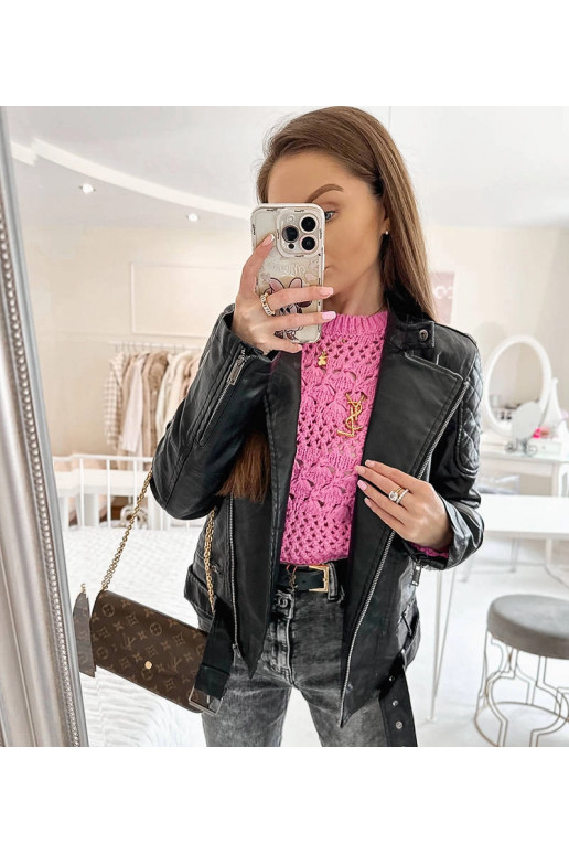 Juoda Deschamps dviratininko striukė