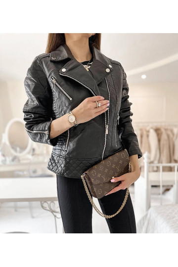 Juoda baikerio striukė Masson 2