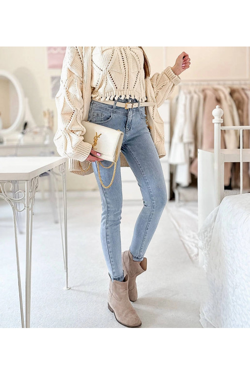 Lengvi džinsai aukštu juosmeniu Menilia