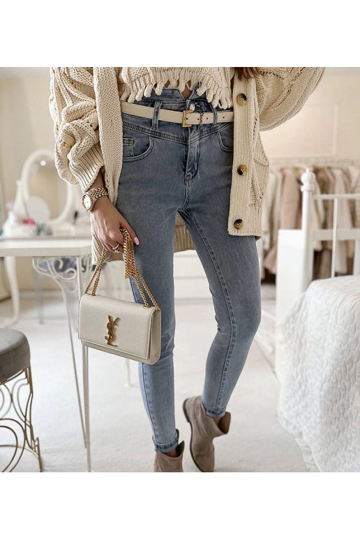 Lengvi džinsai aukštu juosmeniu Menilia