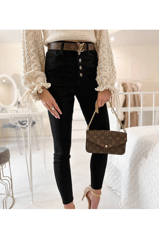 Juodos plonos Pelat kelnės aukštu... Juodos plonos Pelat kelnės aukštu...