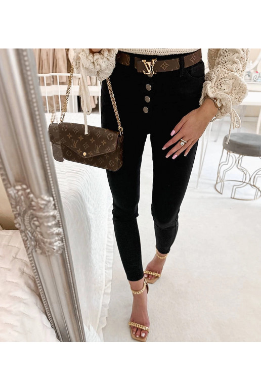 Juodos plonos Pelat kelnės aukštu... Juodos plonos Pelat kelnės aukštu...