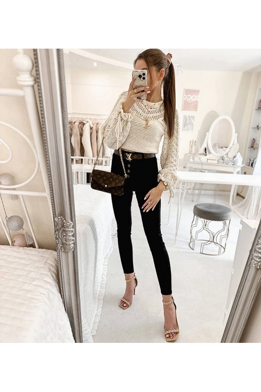 Juodos plonos Pelat kelnės aukštu... Juodos plonos Pelat kelnės aukštu...