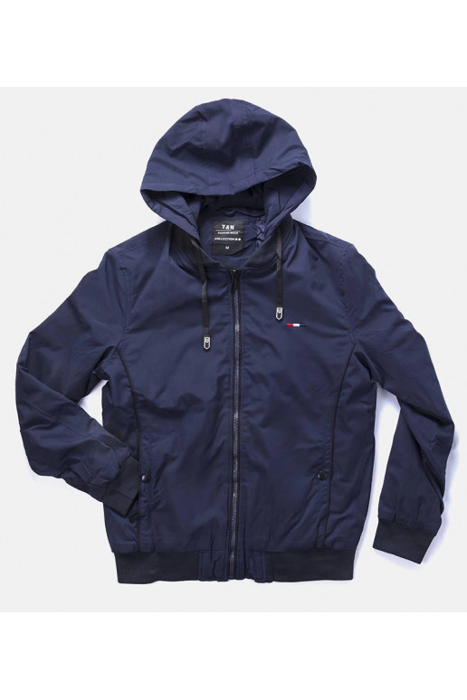 Tamsiai mėlyna vyriška megztukas su...