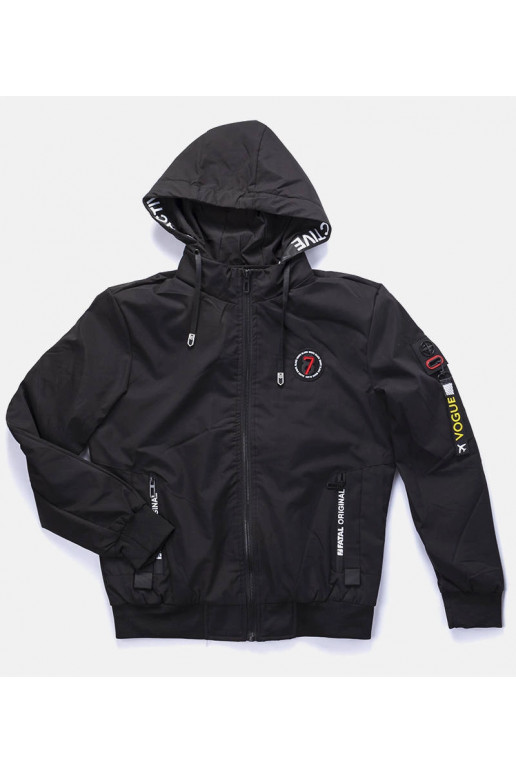 Juoda vyriška pereinamoji striukė...