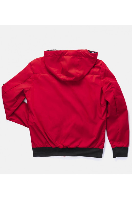 Raudona vyriška pereinamoji striukė...